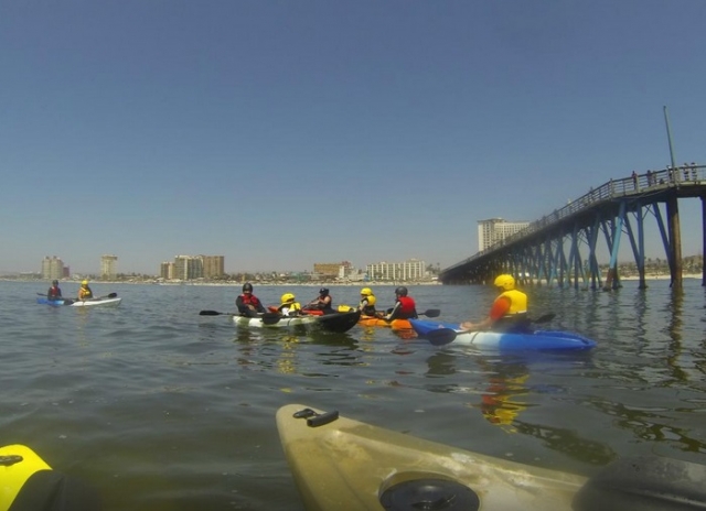 Grupo de kayak